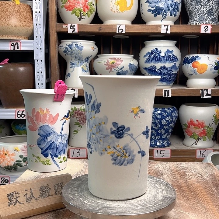 陶兰花盆兰兰紫藤新款新款陶瓷