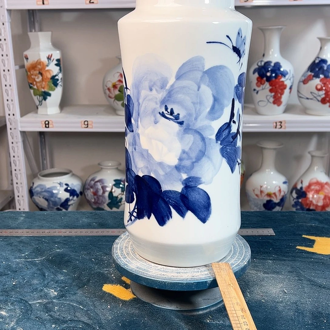 摆件景德镇陶瓷书青牡