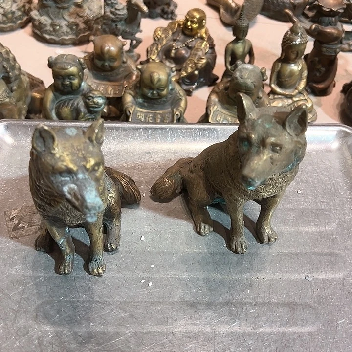 西**赐黄铜摆件工艺品,