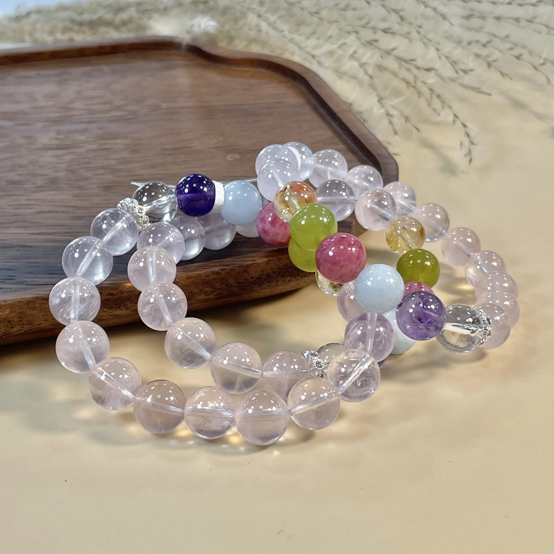 【怀晶堂】原创水晶单圈手链 多样性发一件 约10mm 813DCC