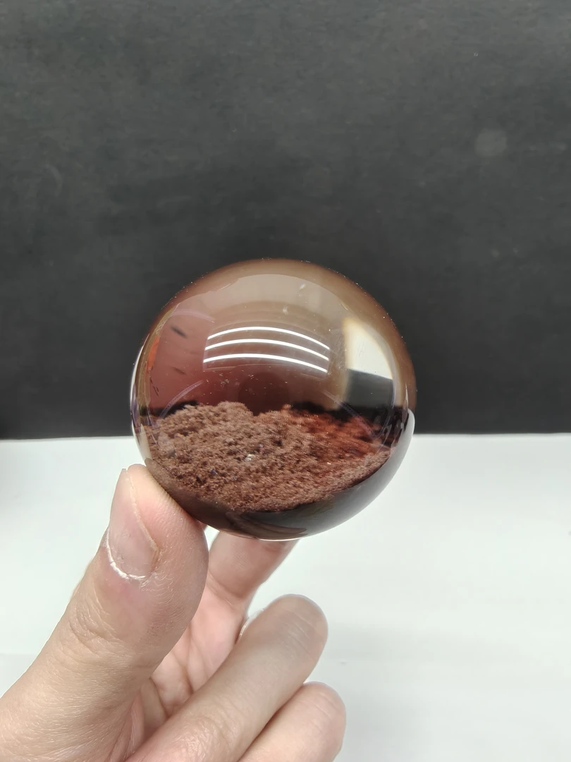 4.4cm全包红幽灵水晶