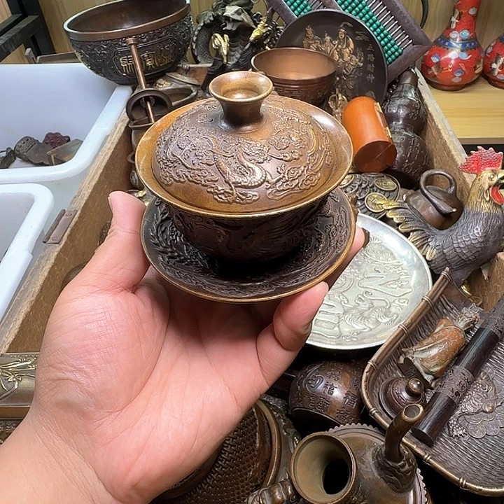 铜器办公室茶室摆件