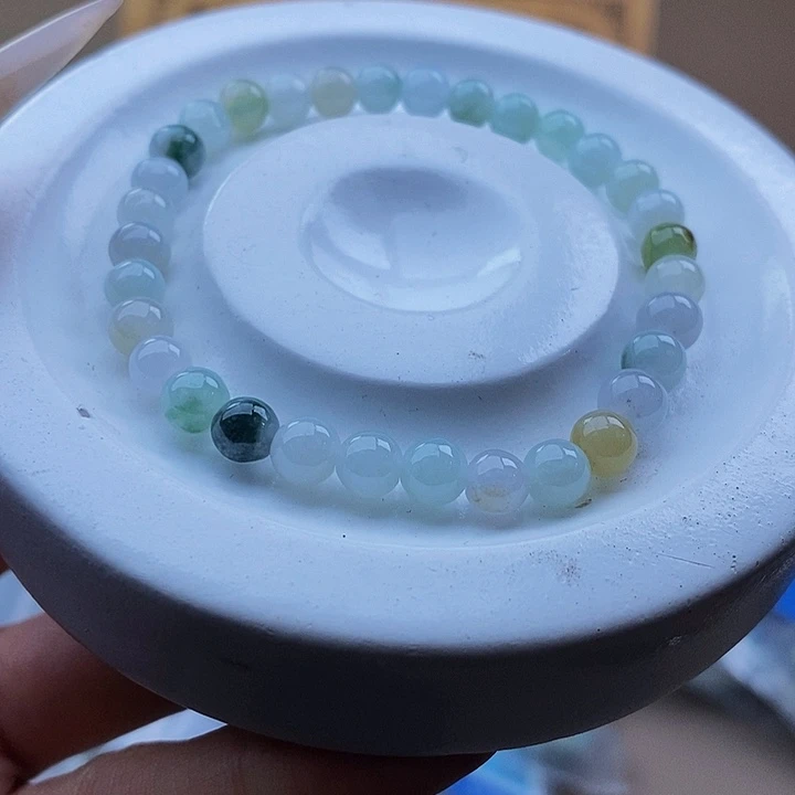 未镶嵌手串翡翠天然