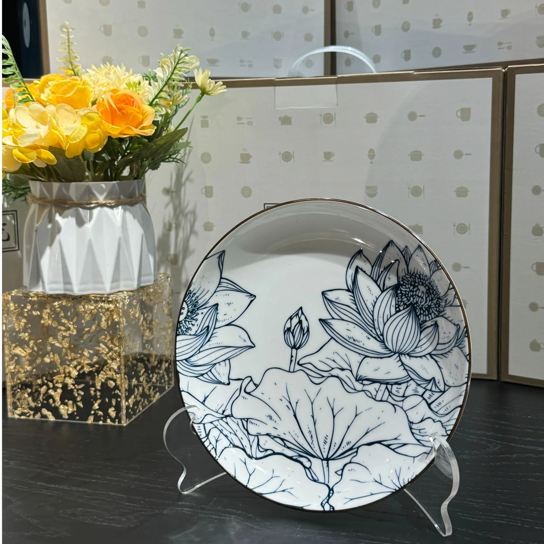 7.25寸圆盘（高温釉下彩）