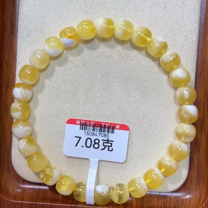 蜜蜡手链未镶嵌蜜蜡