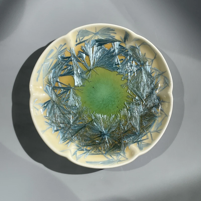 153号 未命名 小花盘 杯托 首饰盘 点心盘 陶瓷