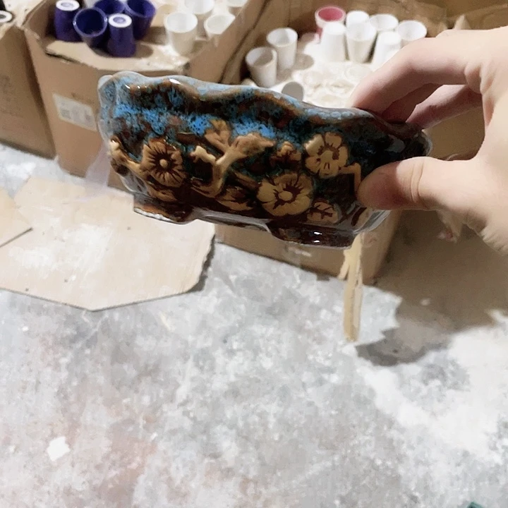 陶瓷花盆全场12包邮