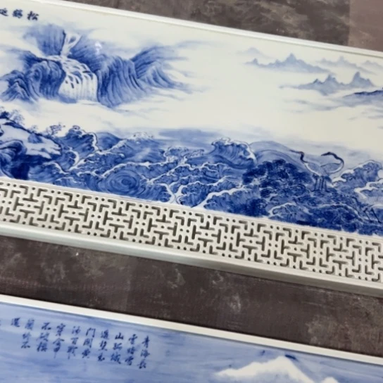 滇***茶手绘62公分茶盘一个