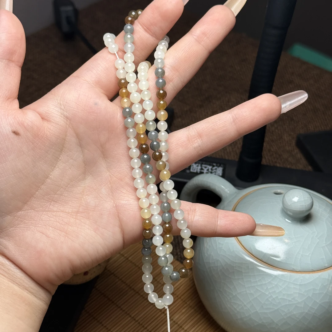 和田玉颈饰未镶嵌卡5多宝D多样性拍一发一