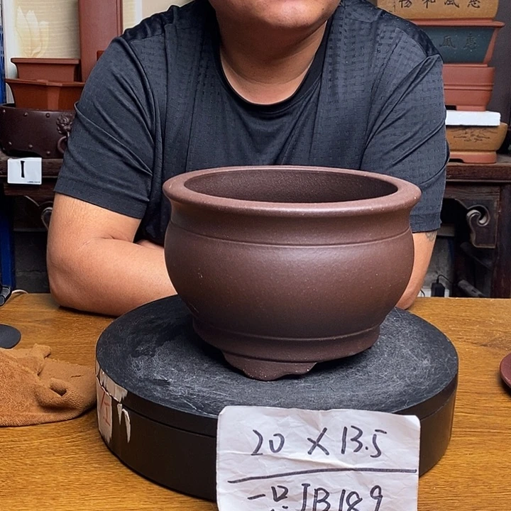 紫砂花盆货号一只JB17子