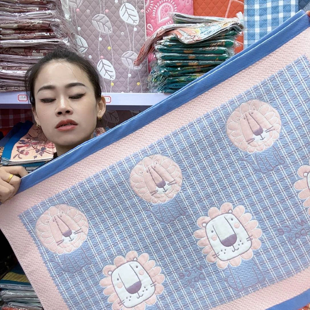 棉蓝色小狮子纯棉