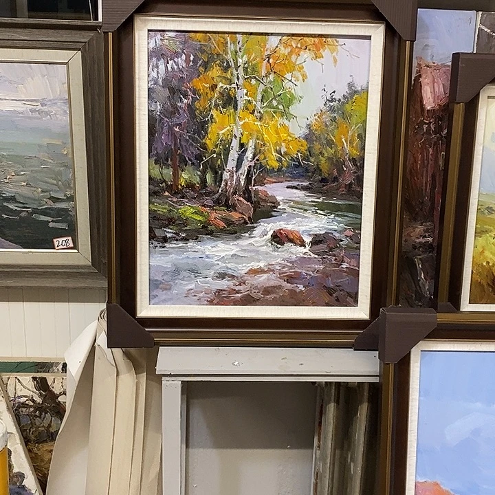 油画带外框画芯尺寸40x50cm