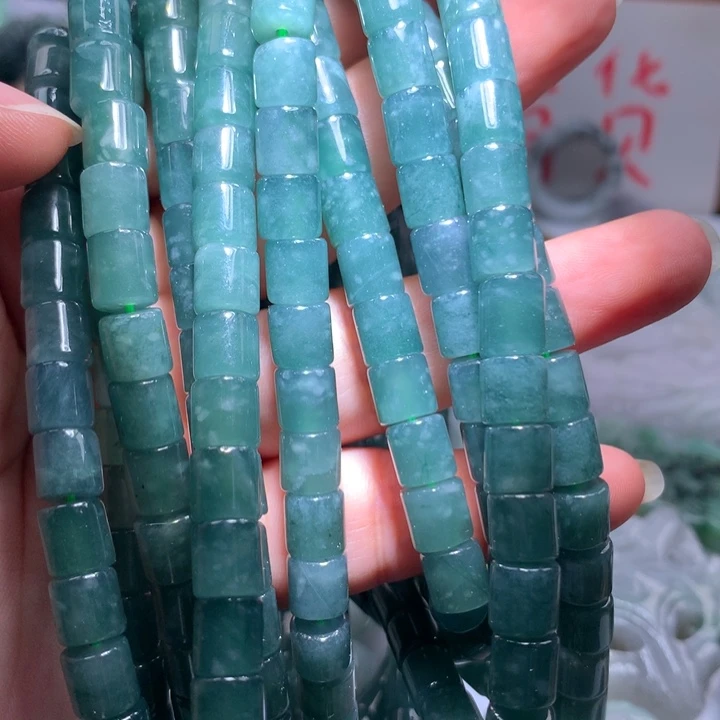 翡翠未镶嵌颈饰保真天然A货翡翠