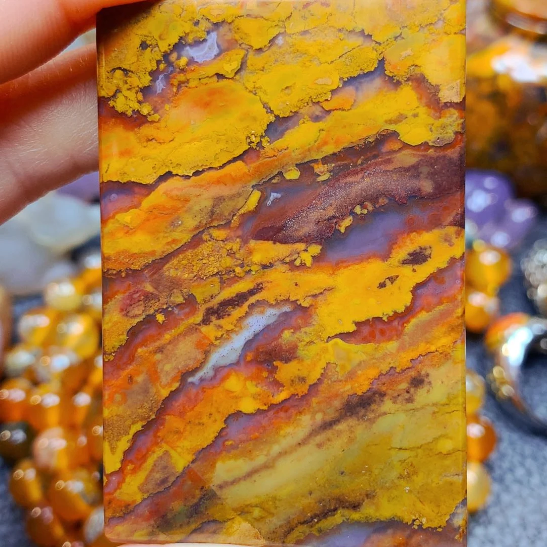 玛瑙/玉髓吊坠3未镶嵌點**金