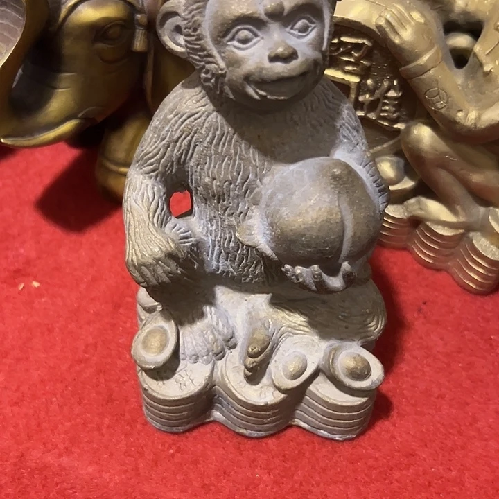 张***黄铜摆件，文房工艺品摆件