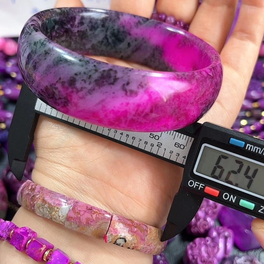 【闪购商品】琉璃颈饰舒具石老油15丝绒玉华透圈口616263