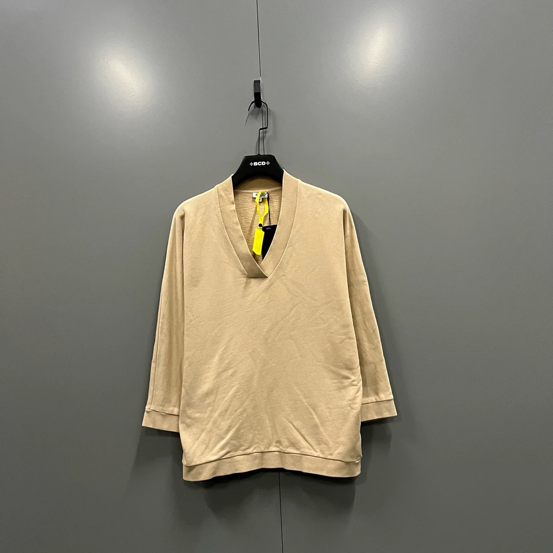 95新 maje mm KENZO 卡其色背后logo印花卫衣 M码/ki303237