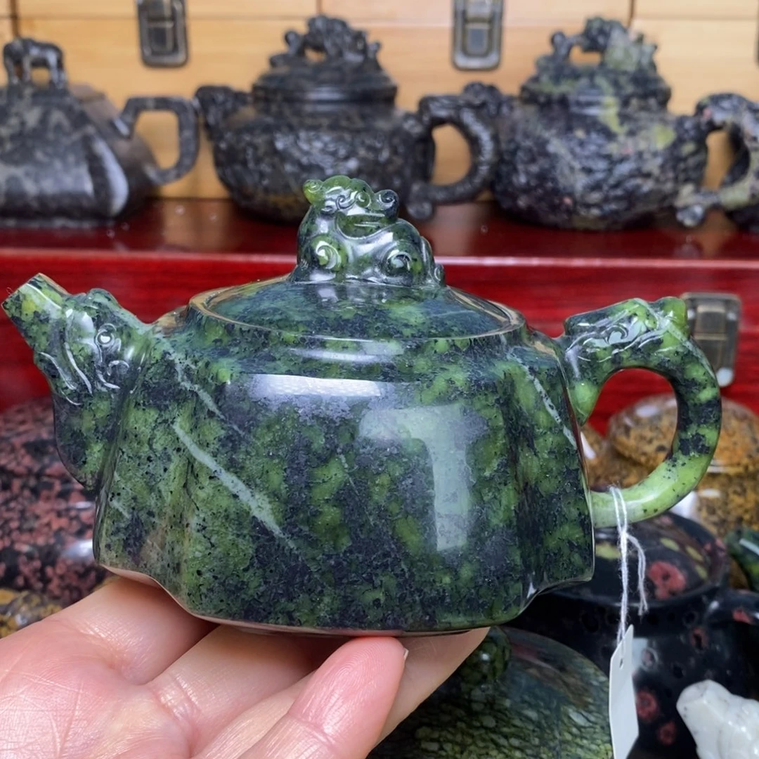 藏玉药王石龙尊壶240cc