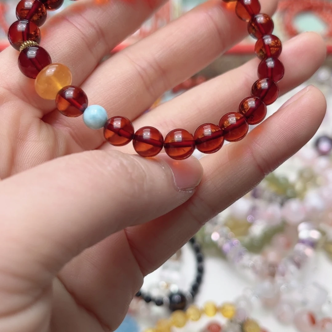 手链琥珀未镶嵌R***x