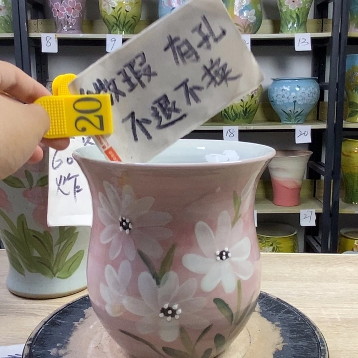 景德镇高温陶瓷花盆