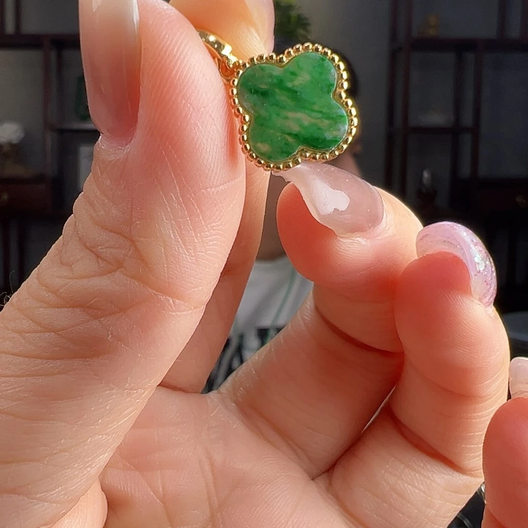 翡翠银S925镶嵌颈饰吊坠22