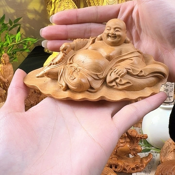 柏木（崖柏）荷叶弥勒经典款