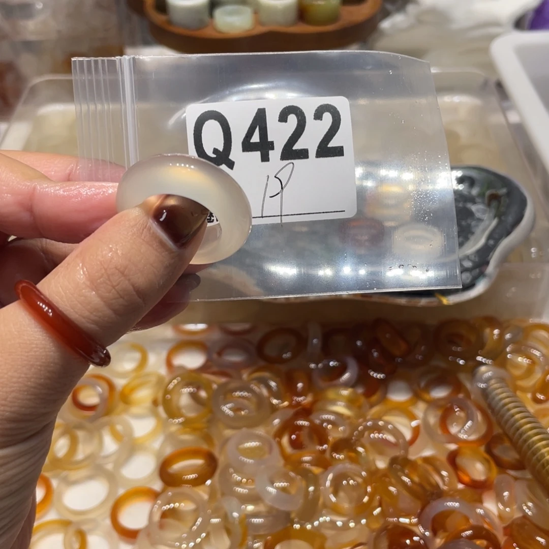玛瑙/玉髓未镶嵌戒指422