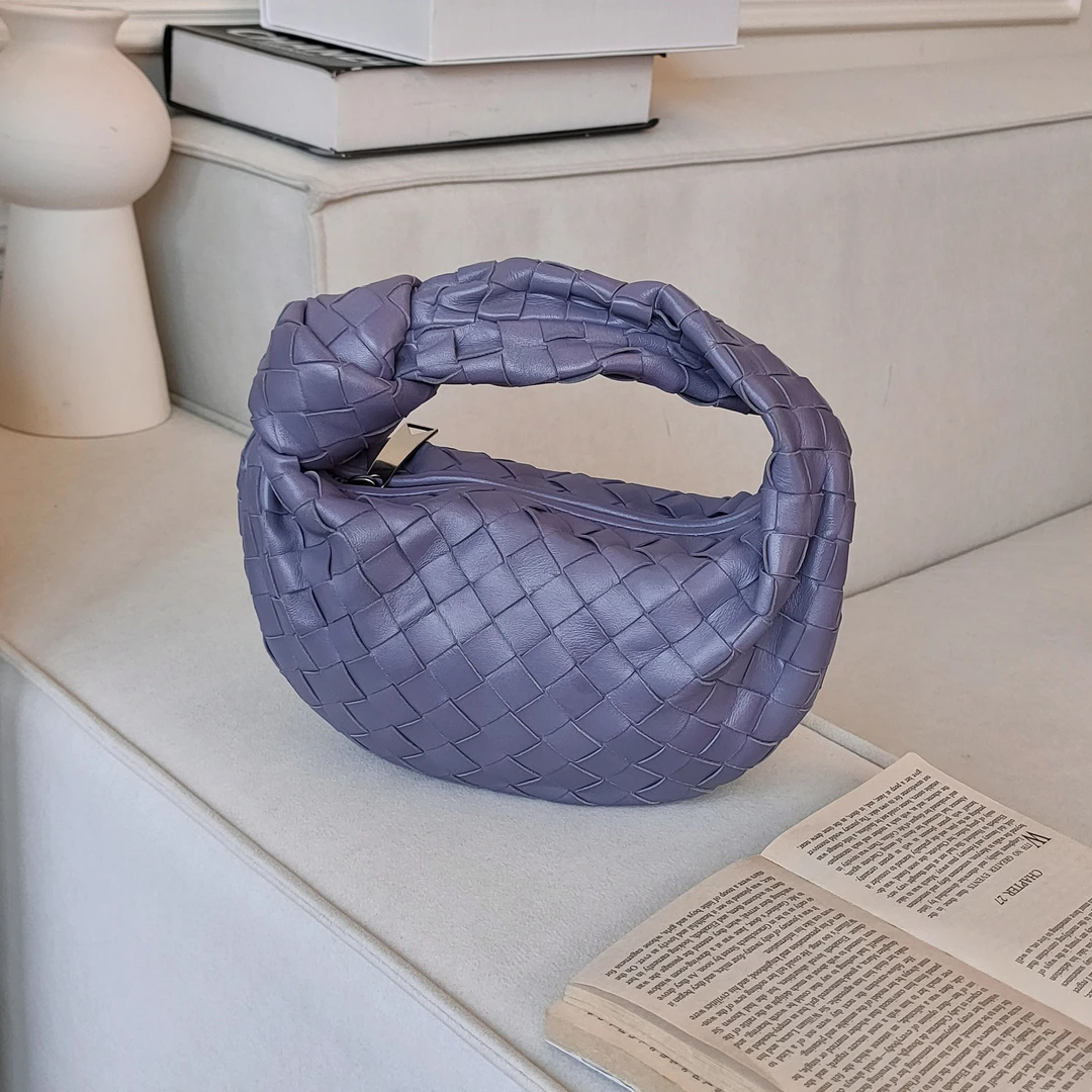 95新 BOTTEGA VENETA/葆蝶家 薰衣草紫二代Jodie mini手提包46548