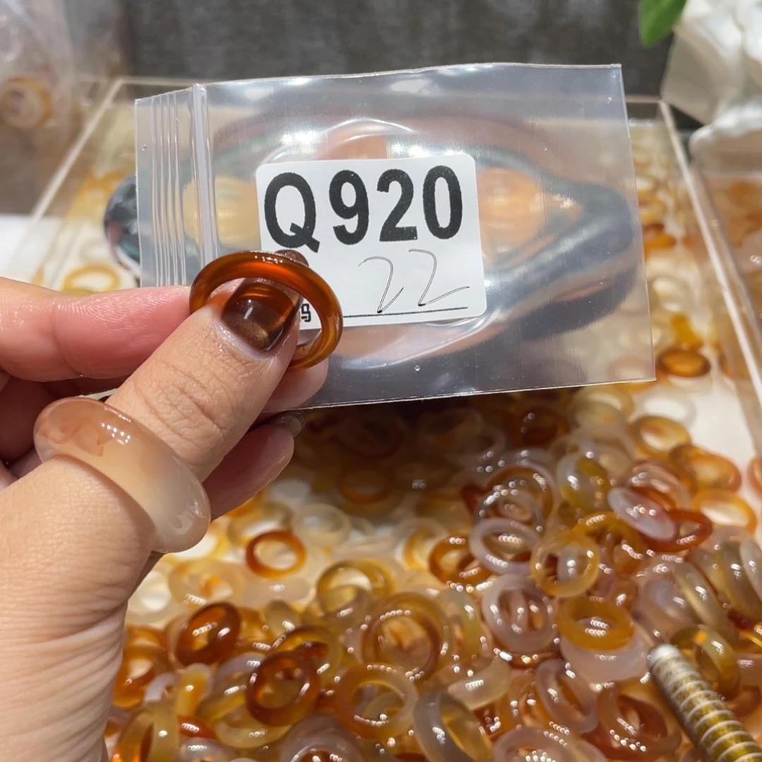 玛瑙/玉髓未镶嵌戒指920