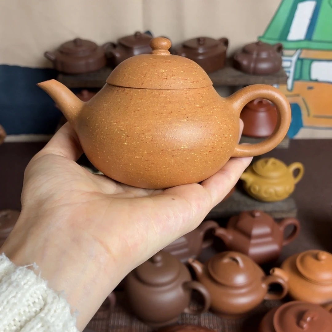 茶壶紫砂紫砂壶。瑕疵