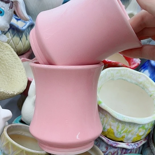 多肉绿植陶瓷花盆9.9包邮