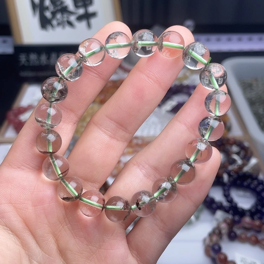 水晶未镶嵌手串天然