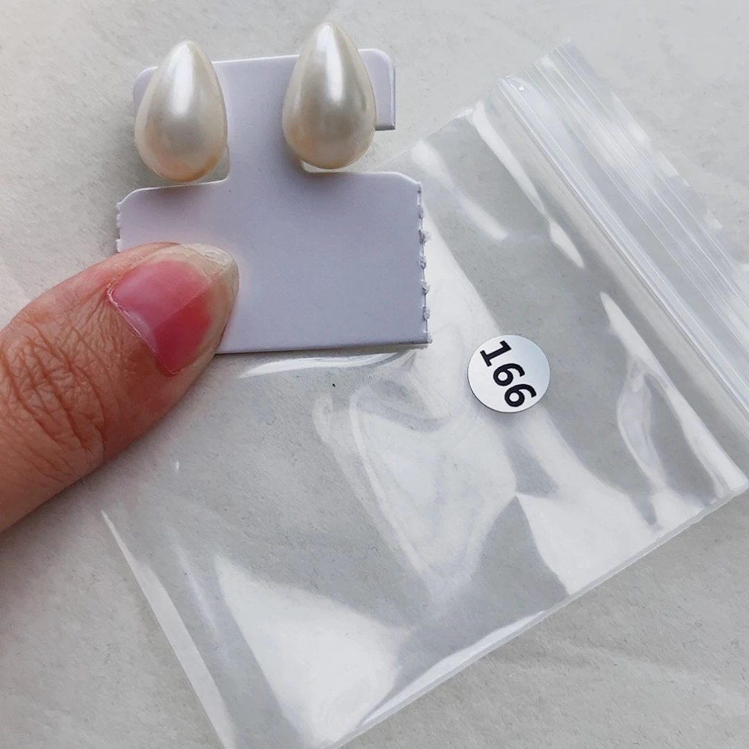 耳饰银S925镶嵌拼合珍珠（马贝珠）?****?