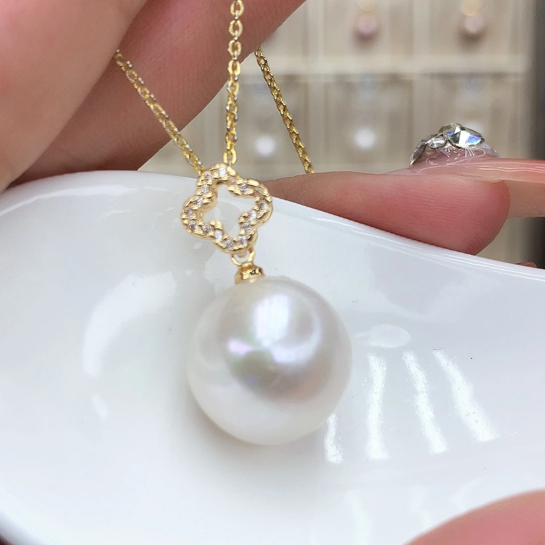 淡水珍珠合金颈饰