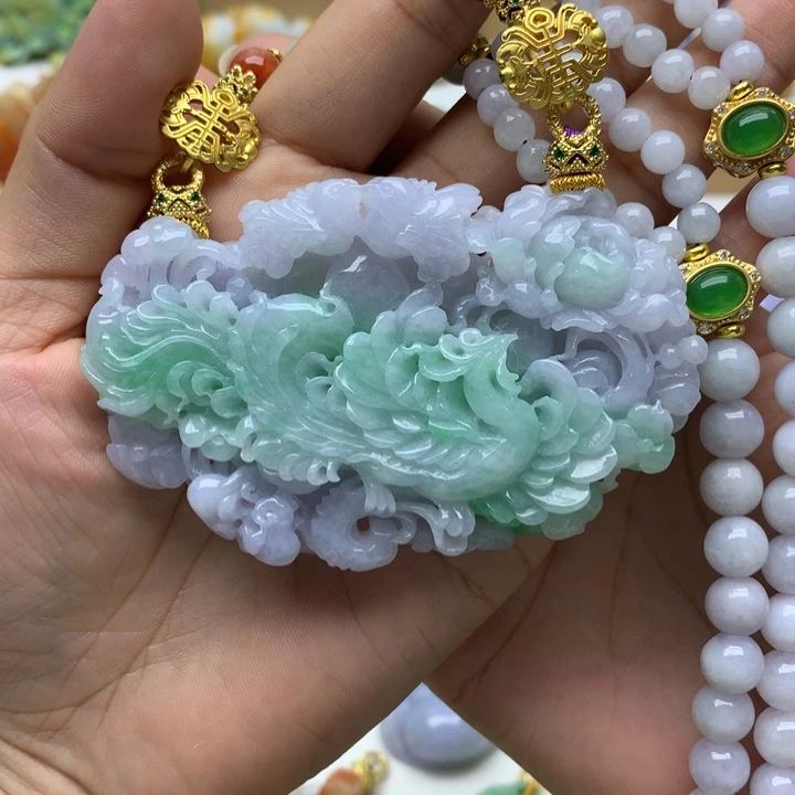 颈饰未镶嵌翡翠翡翠