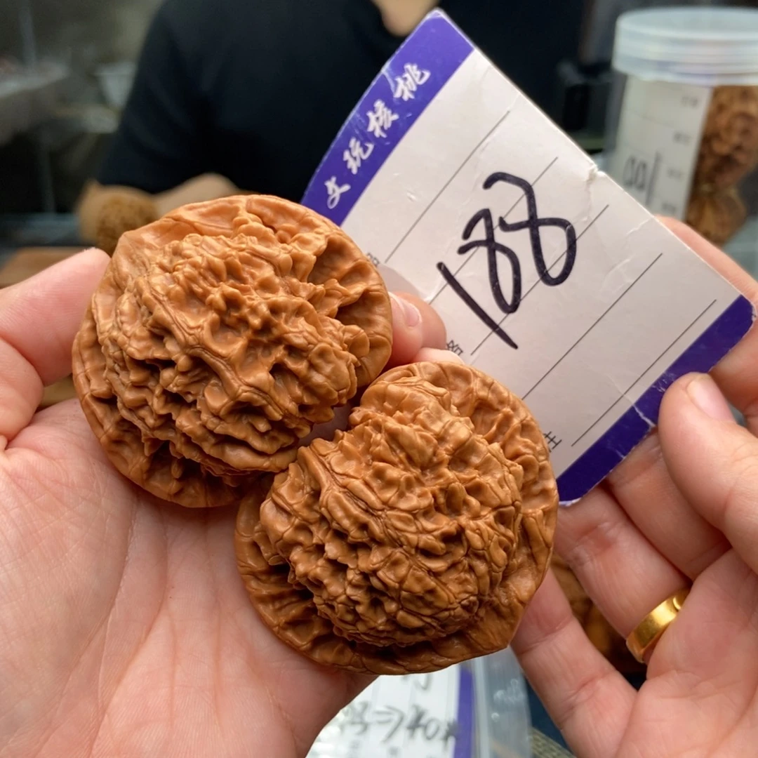 把件文玩核桃54官帽