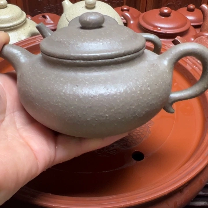 紫砂茶壶宜兴原矿桃花