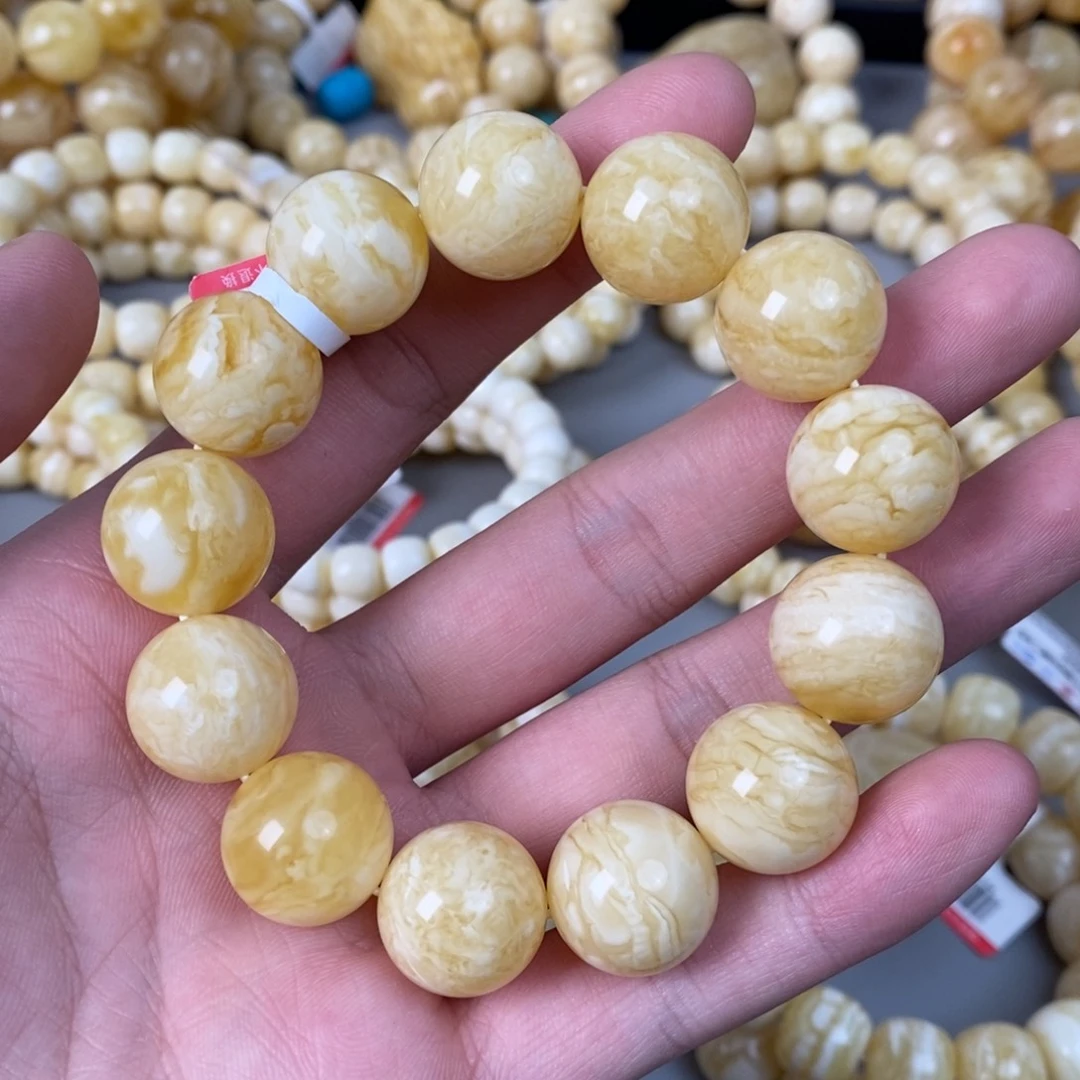 琥珀未镶嵌珠宝奇石16mm➕