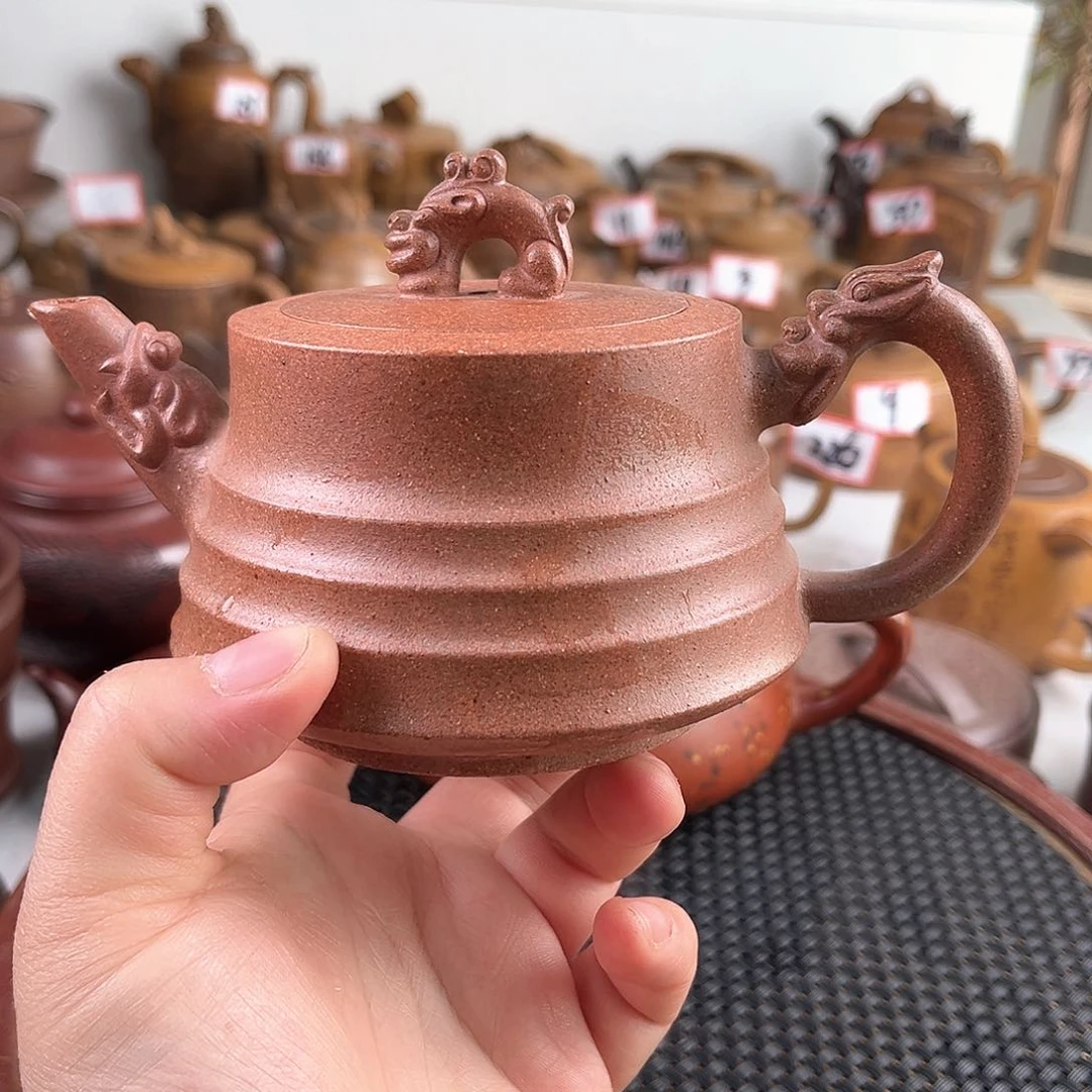 紫泥茶壶宜兴紫砂