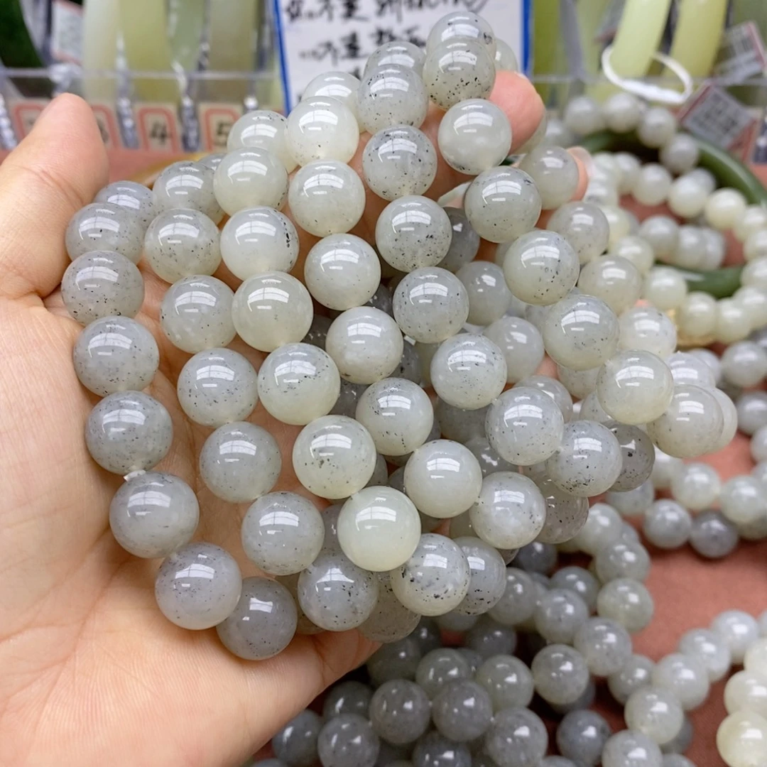 和田玉未镶嵌手串卡12