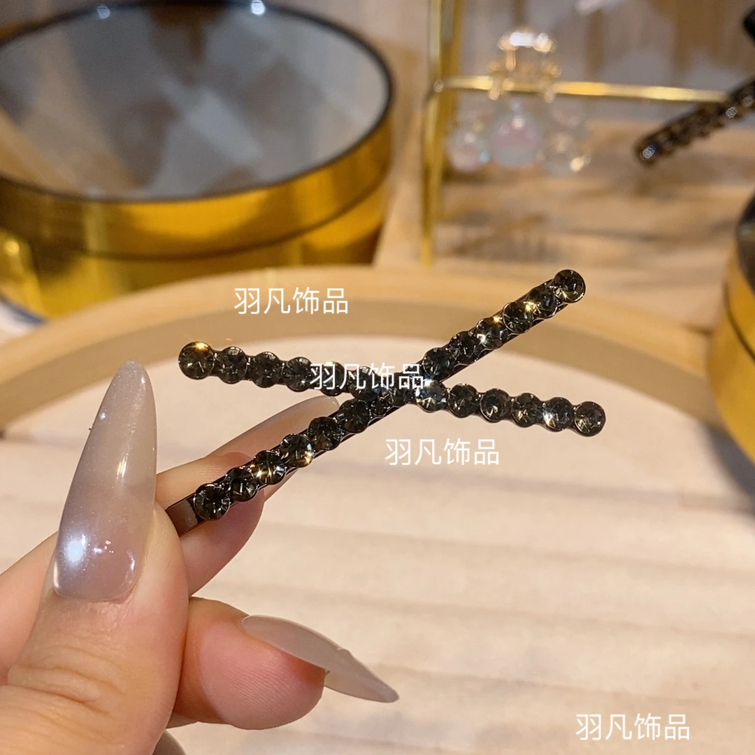 羽凡发卡原创夹子鸭嘴夹发饰日韩饰品少女风顶夹女发夹复古边夹