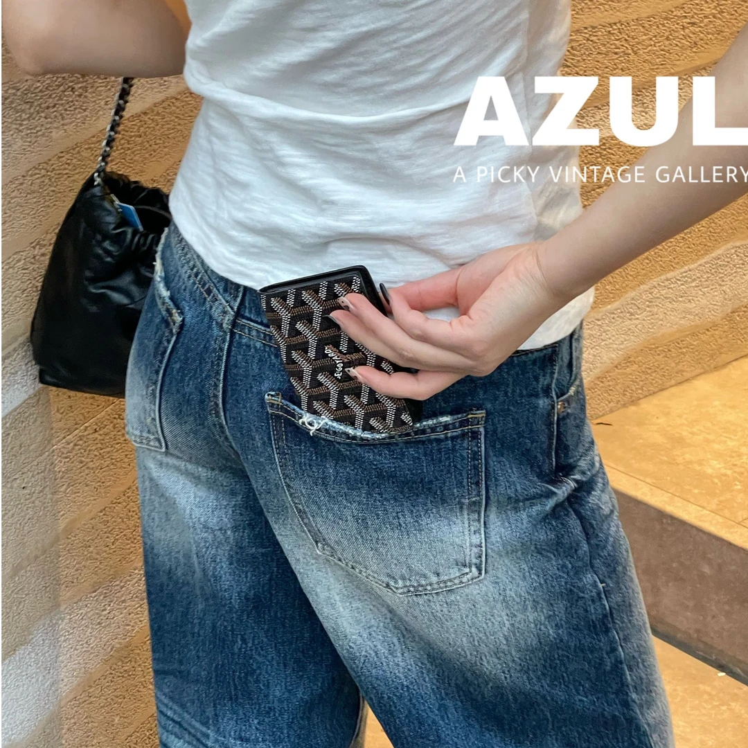 95新  Azul-Goyard 黑色老花卡包43603