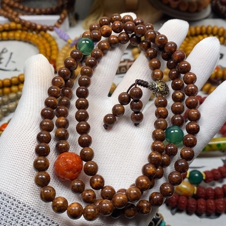 吊坠星月菩提老陈籽