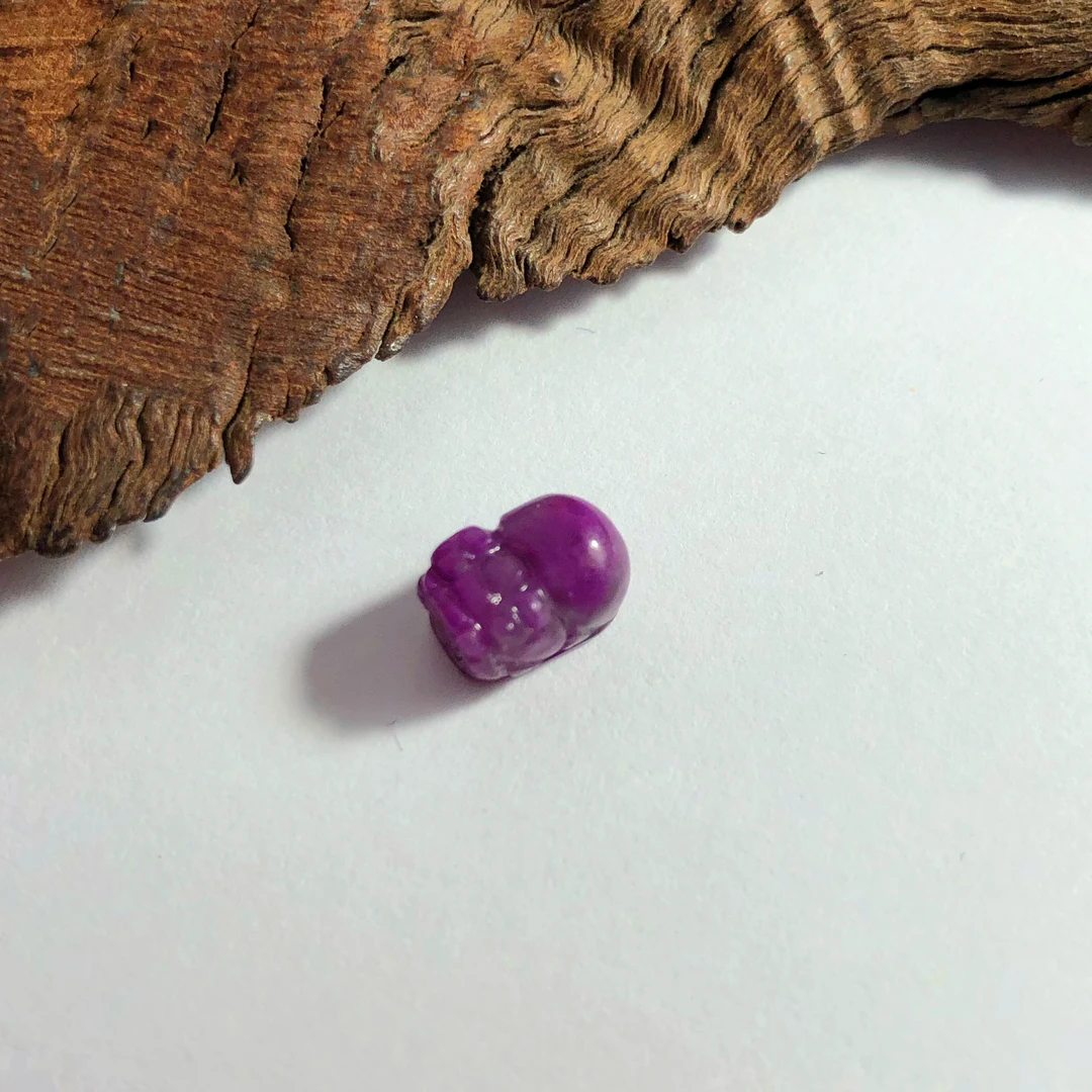 【圣芭黎】天然舒俱来单珠帝王紫凝胶貔貅5+多样性发一D1440