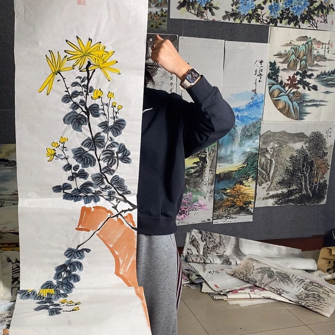 国画纯手绘手绘作品91