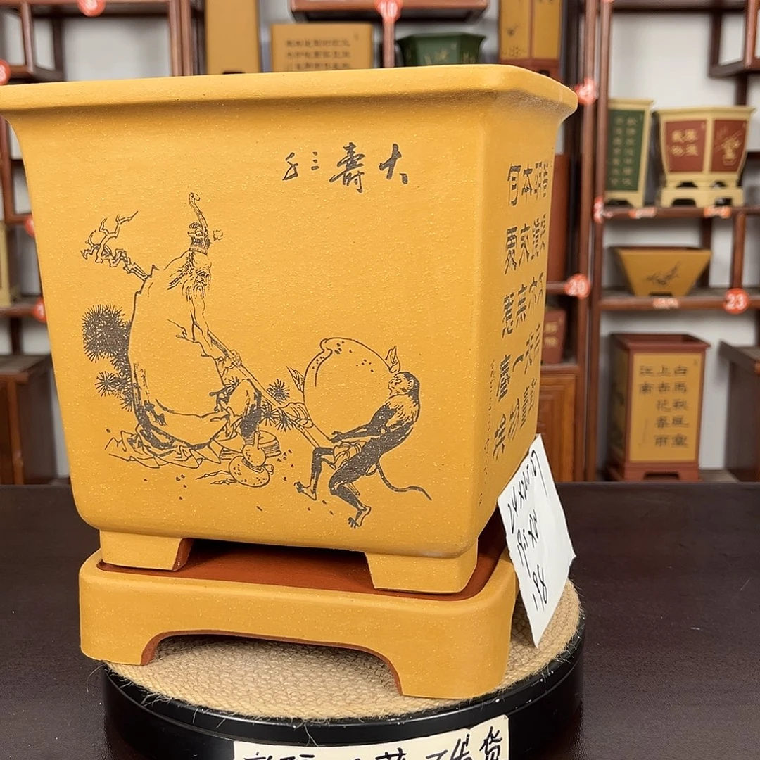 紫砂花盆紫砂花盆