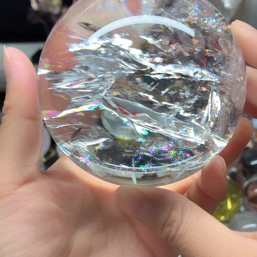 㣲***誠珠宝半成品未镶嵌水晶爆彩95A898