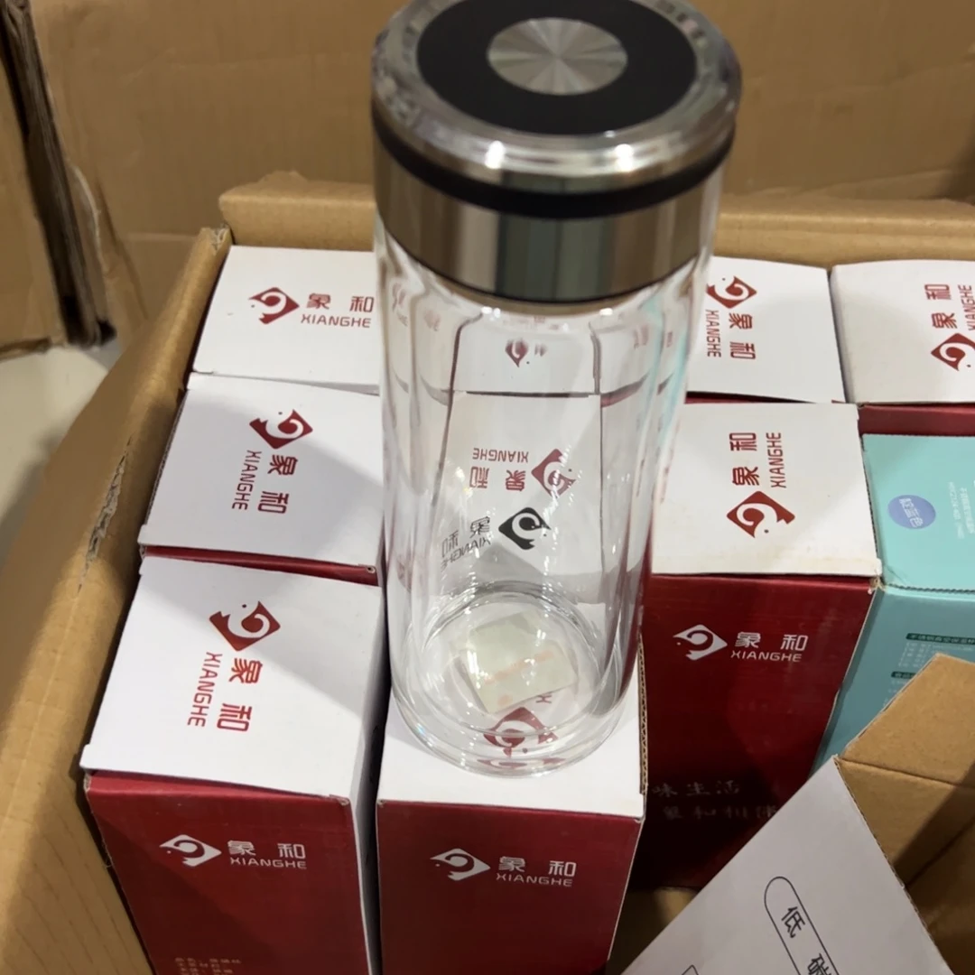 象和双层玻璃杯360ml玻璃杯