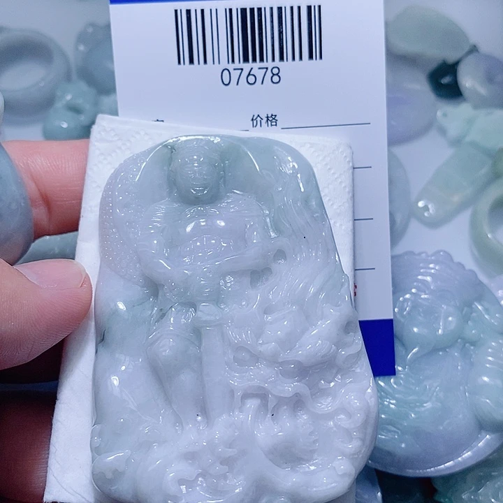 翡翠未镶嵌颈饰天光墟翡翠市场现金代购