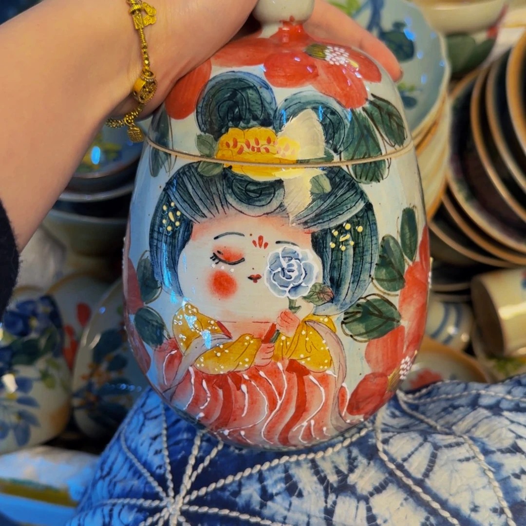 瓷片景德镇陶瓷手工手绘